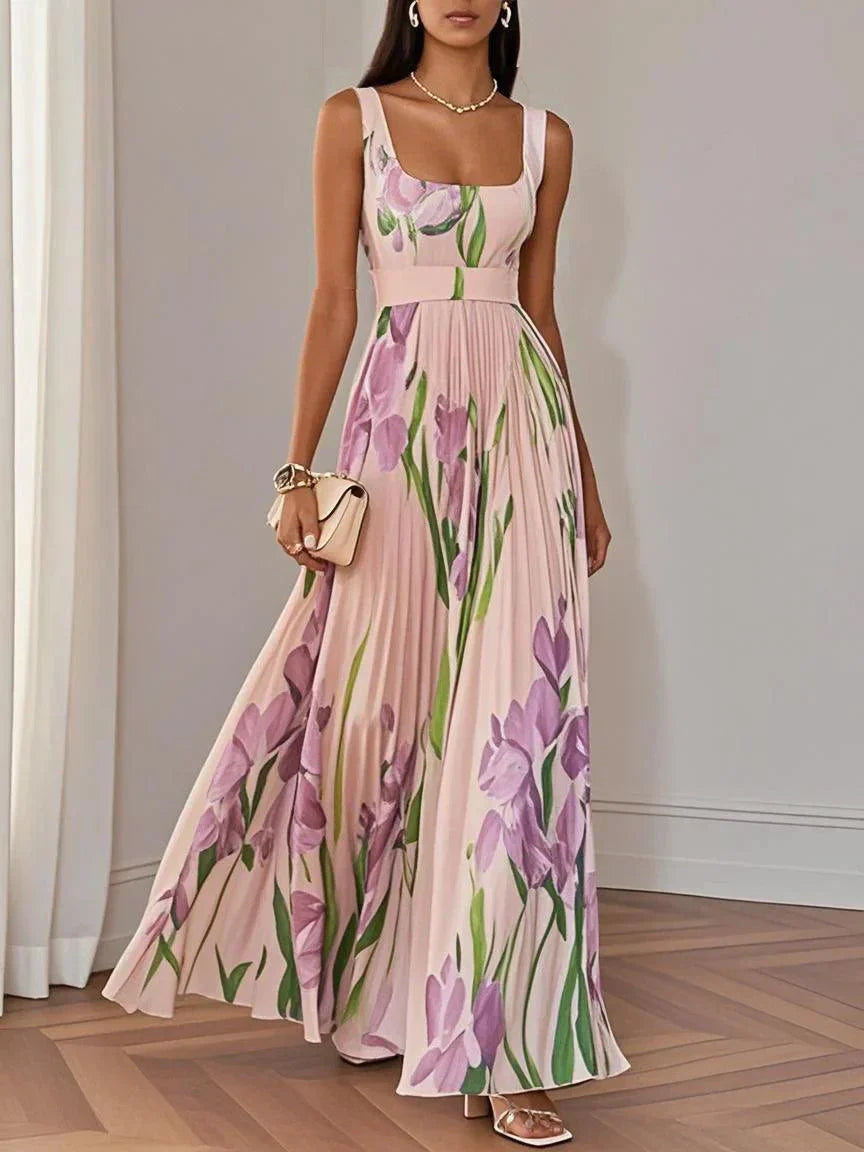 Erica | Women’s Boho Floral A-Line Maxi Dress