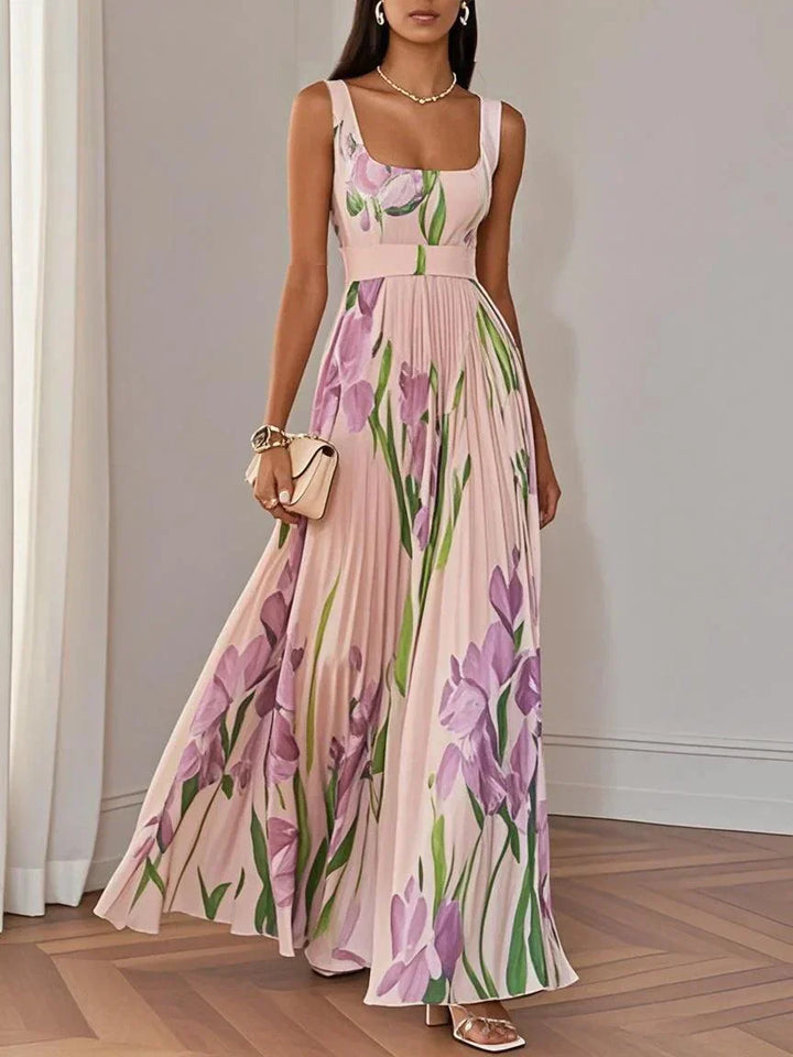 Erica | Women’s Boho Floral A-Line Maxi Dress