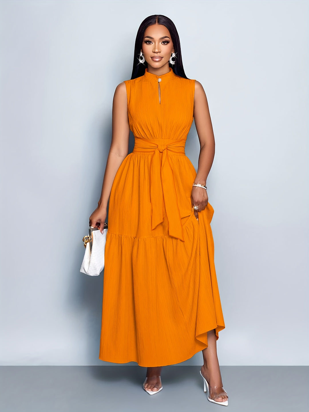 Sunny - Women’s Wedding Guest A-Line Maxi Dress
