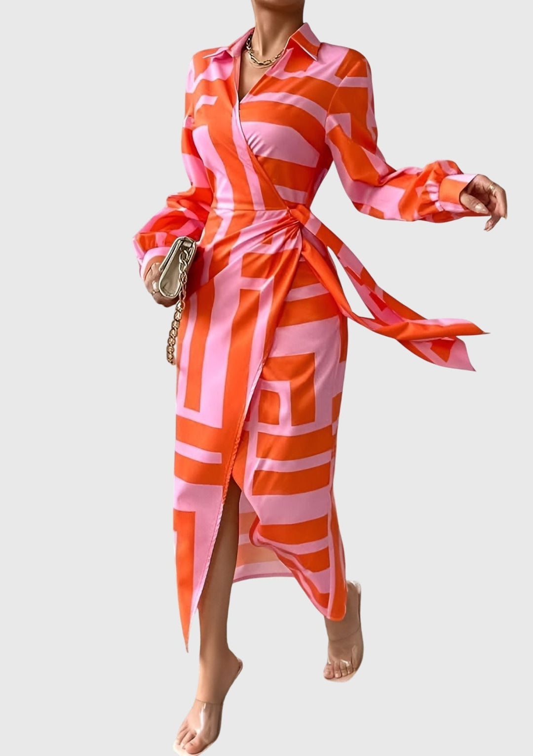 Everly | Women Elegant Wrap Cocktail Dress