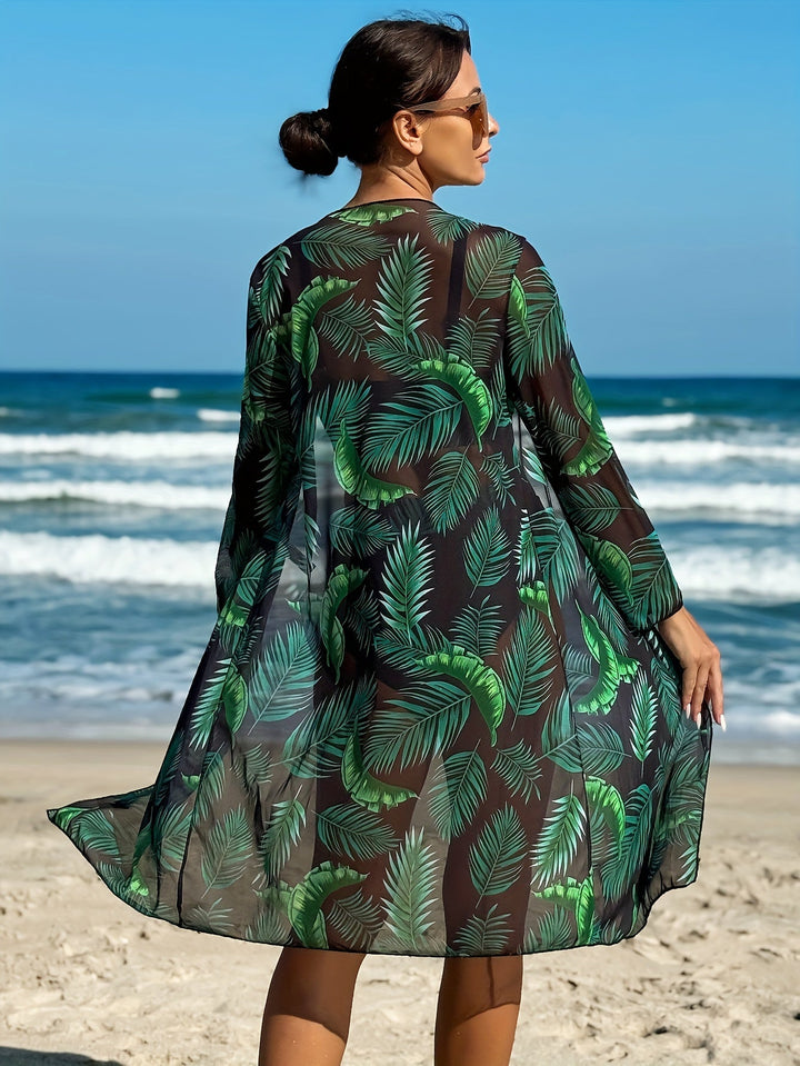 Carla - Women's Tropical Bikini Cover Up Set