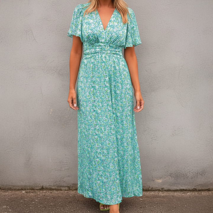 Sanne - Women's Everyday Summer Floral Maxi Dress