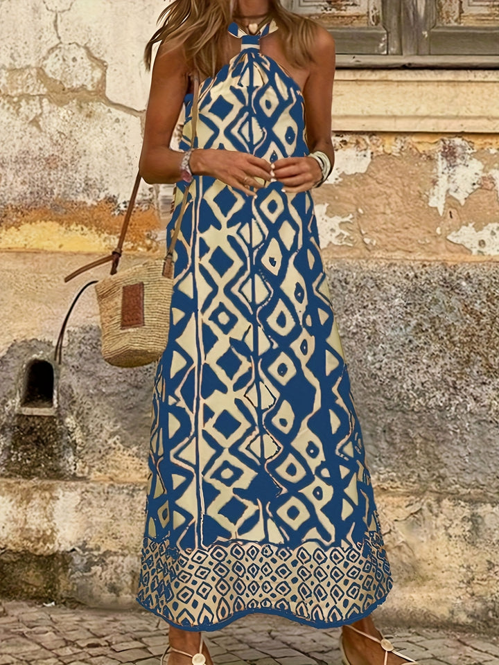 Eliza - Women's Summer Halter Maxi Dress