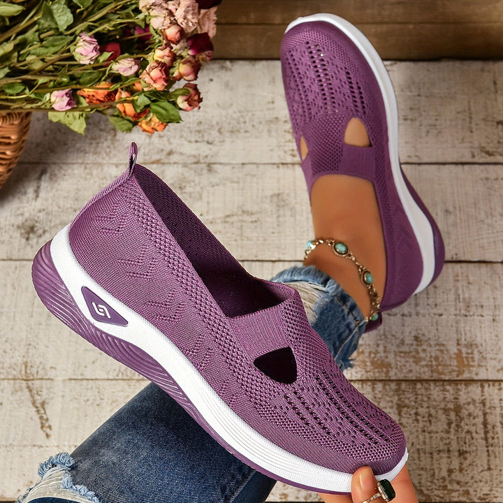 Wendy | Perforated Orthopedic Slip-On Shoes
