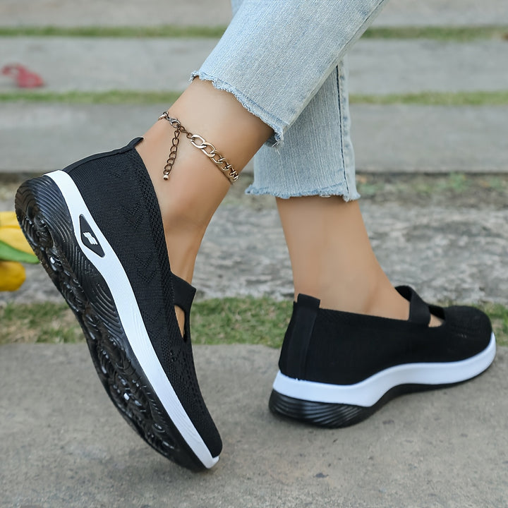 Anne - Soft Perforated Slip-On Shoes