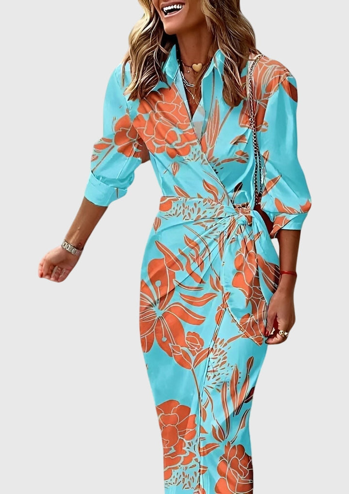 Everly | Women Elegant Wrap Cocktail Dress