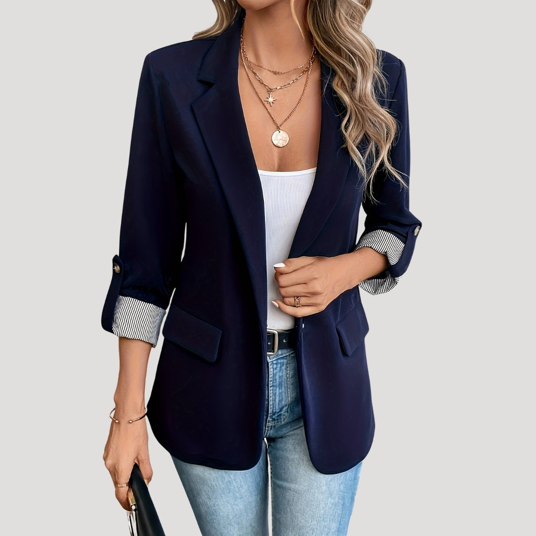 Sandy | Classic Slim Fit Tailored Blazer for Women with Notched Lapel
