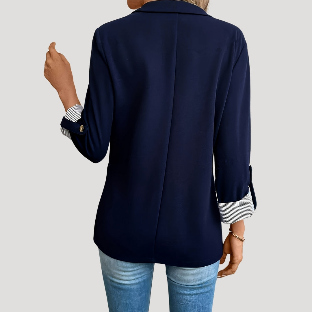 Sandy | Classic Slim Fit Tailored Blazer for Women with Notched Lapel