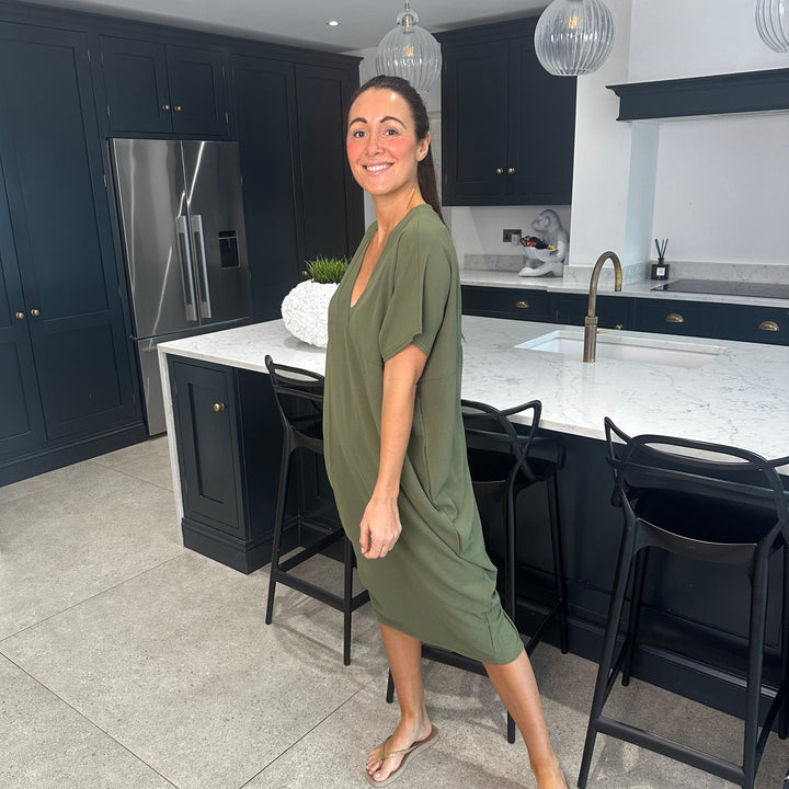 Olivia V-neck Summer Dress