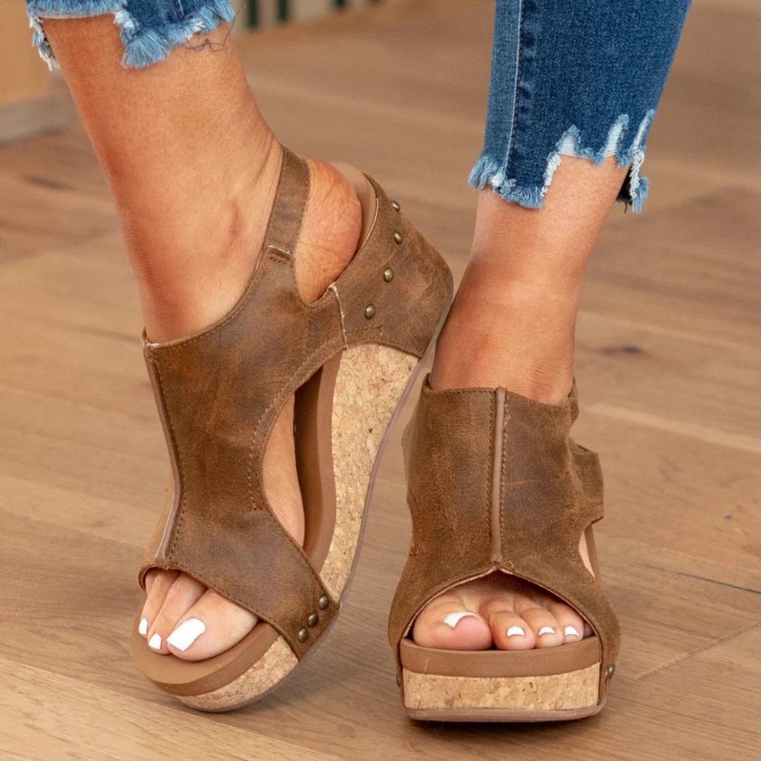 Sandra - Women Orthopedic Wedge Heel Sandals