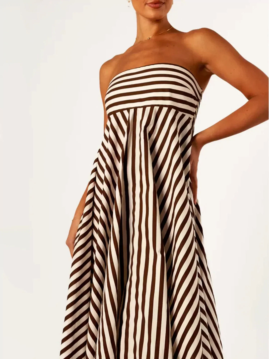 Lina Strapless Maxi Dress