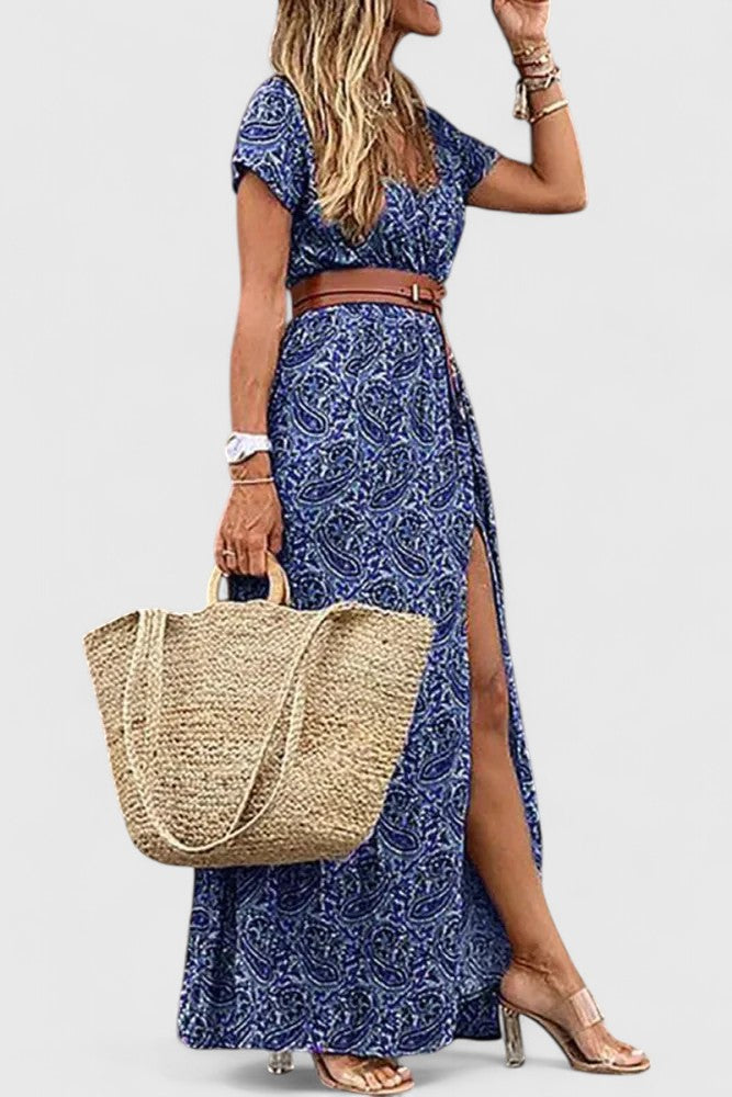 Mila - Elegant A-Line Maxi Dress