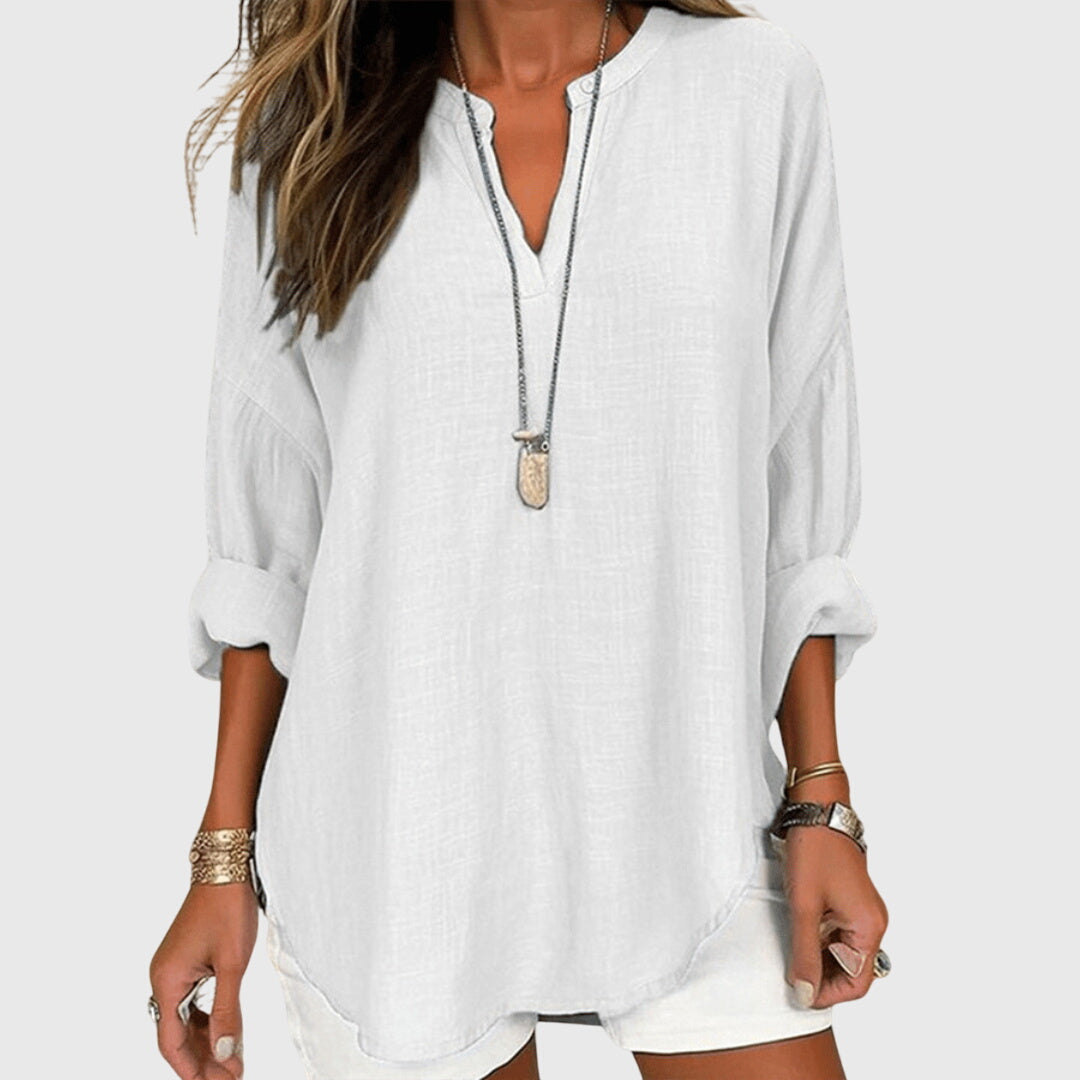 Lena | Women's Flowy Elegant Beach Shirt