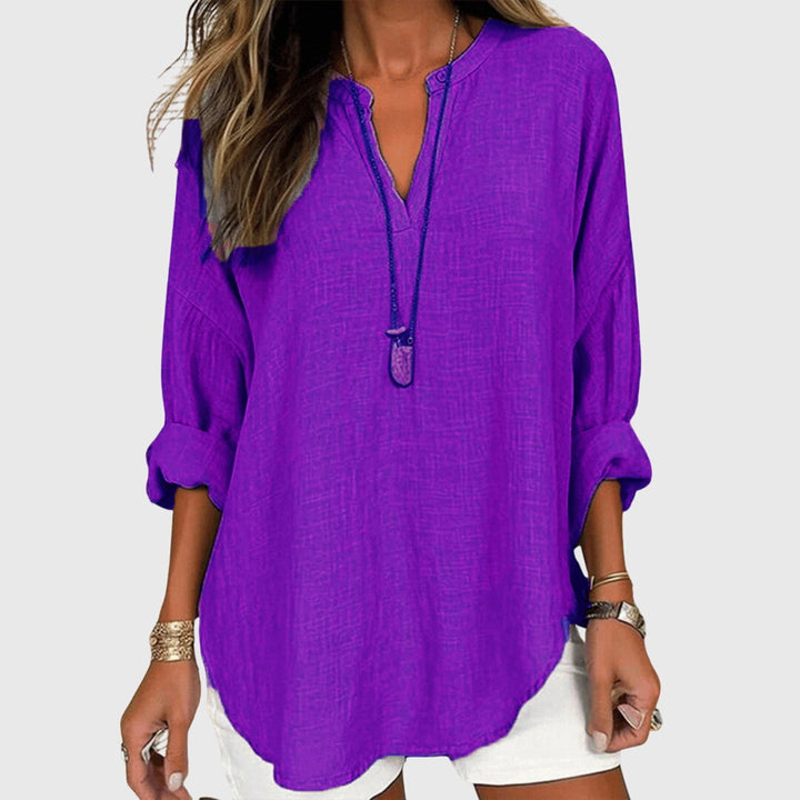Lena | Women's Flowy Elegant Beach Shirt