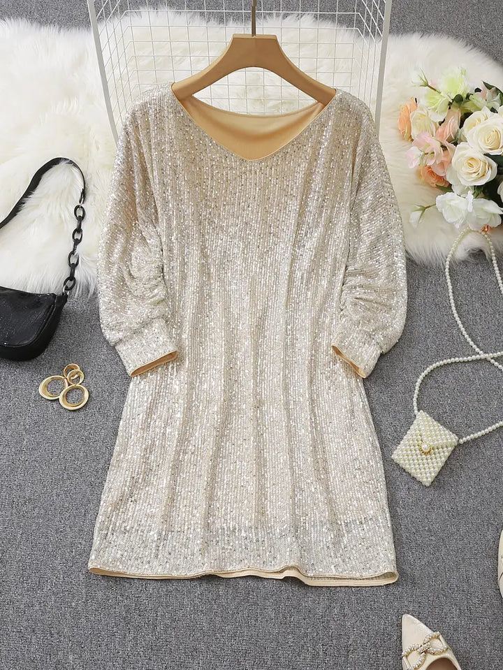 Aria - Chic Sequin Cocktail Dress