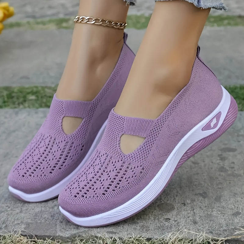 Anne - Soft Perforated Slip-On Shoes