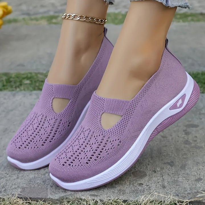 Anne - Soft Perforated Slip-On Shoes