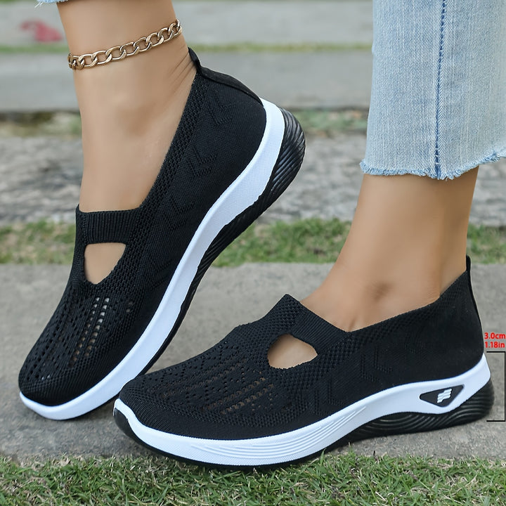 Anne - Soft Perforated Slip-On Shoes