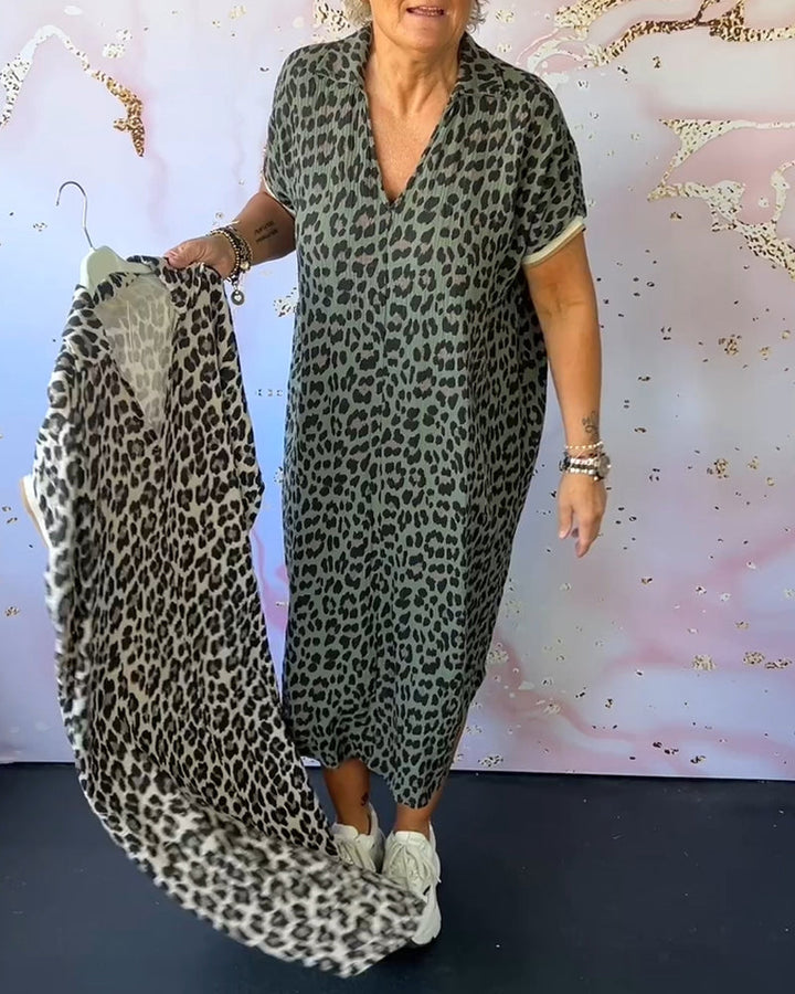 Lenny Leopard Dress