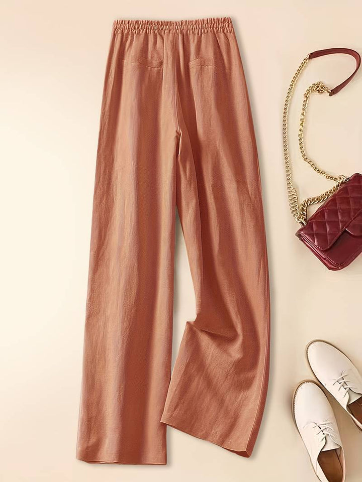 Women's Pants | Wide Leg Drawstring Waist