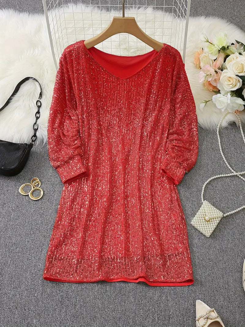 Aria - Chic Sequin Cocktail Dress