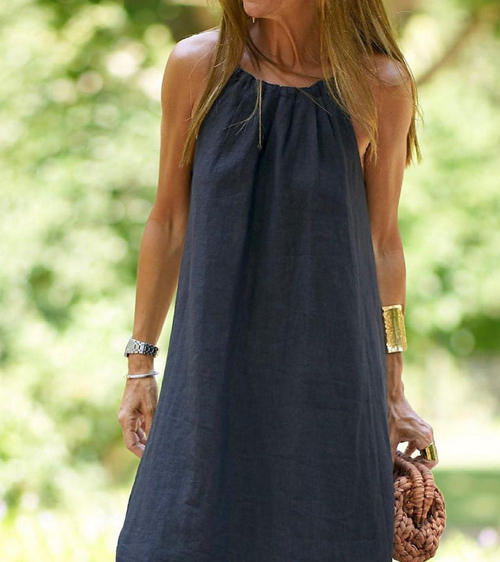 Leisure Halter Neck Strappy Dress