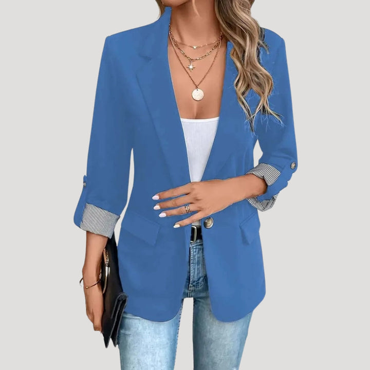 Sandy | Classic Slim Fit Tailored Blazer for Women with Notched Lapel