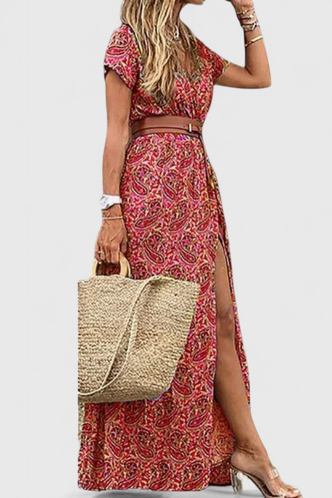 Mila - Elegant A-Line Maxi Dress