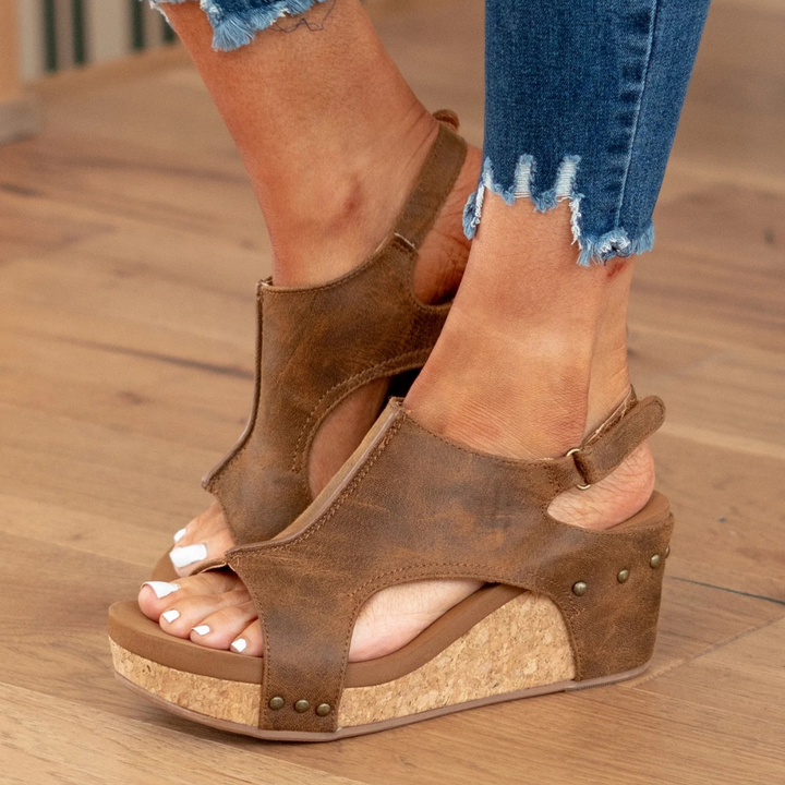 Sandra - Women Orthopedic Wedge Heel Sandals