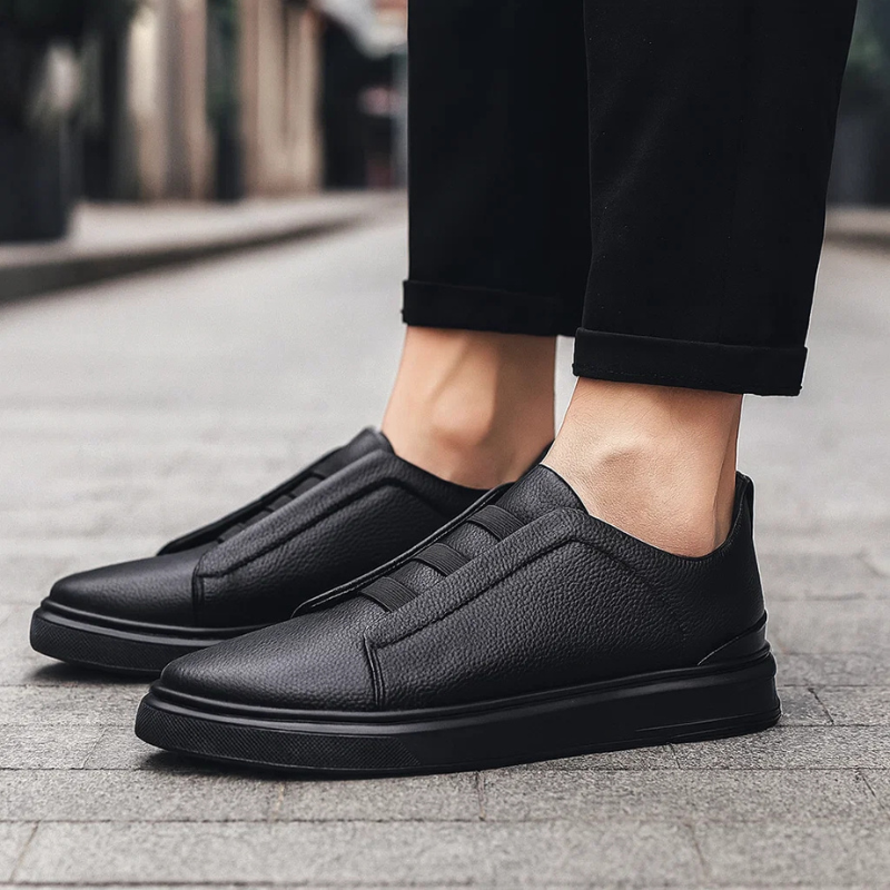 Marco - Elegant Genuine Leather Sneakers