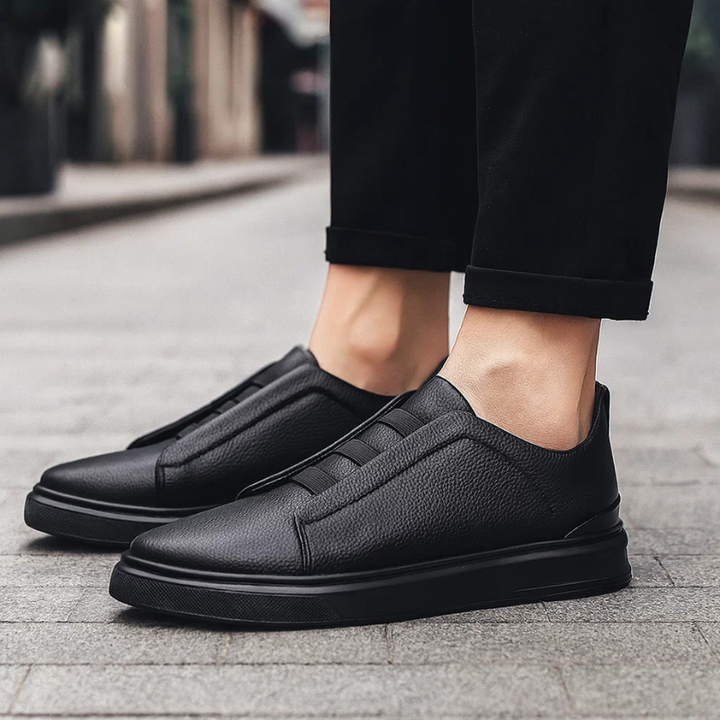 Marco - Elegant Genuine Leather Sneakers