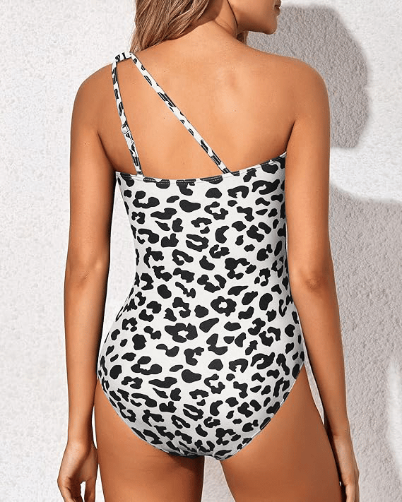 Kate - Women's One-Shoulder Tummy Control Swimsuit