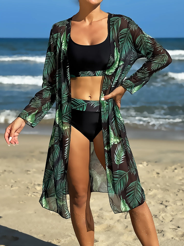 Carla - Women's Tropical Bikini Cover Up Set