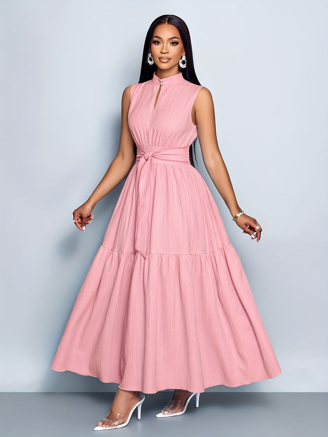 Sunny - Women’s Wedding Guest A-Line Maxi Dress