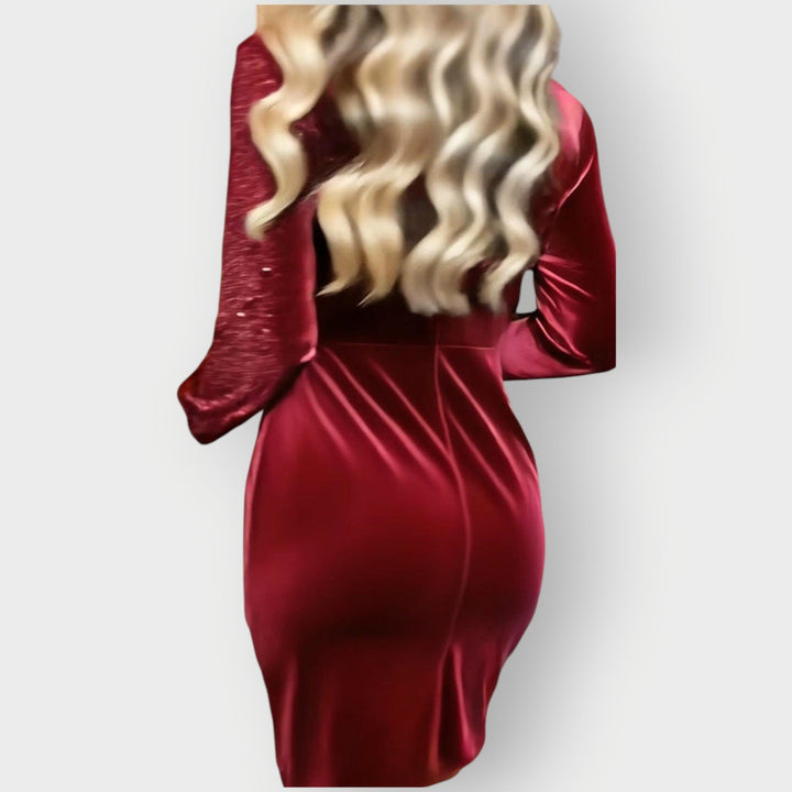 Arie | Elegant Asymmetrical Cocktail Dress