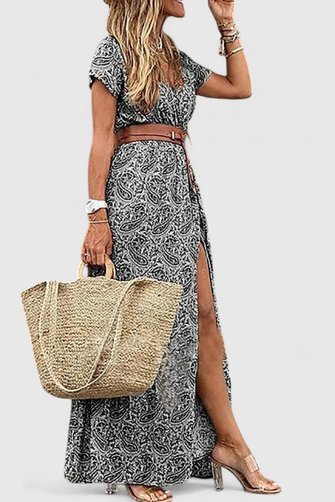 Mila - Elegant A-Line Maxi Dress
