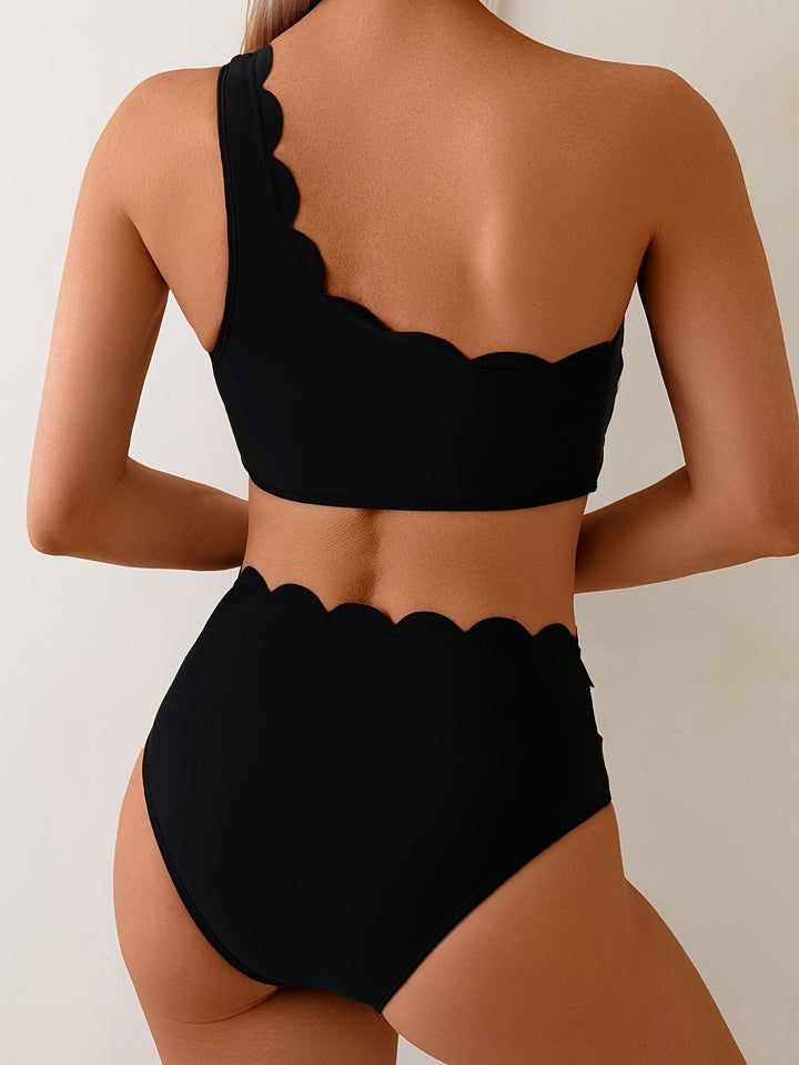 Petal - Women's Scallop Two-Piece Bikini Set