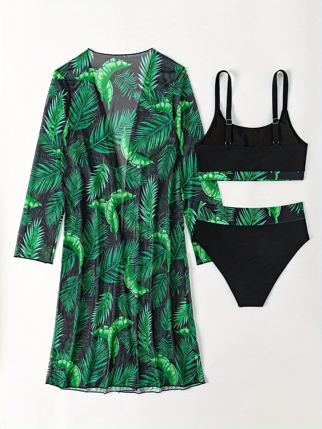 Carla - Women's Tropical Bikini Cover Up Set