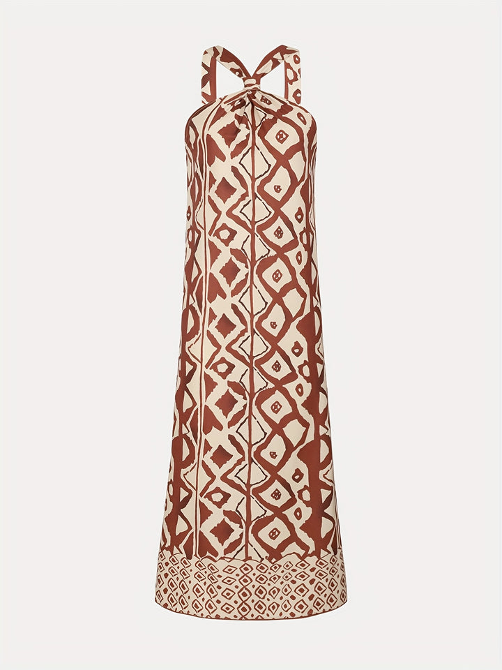 Eliza - Women's Summer Halter Maxi Dress