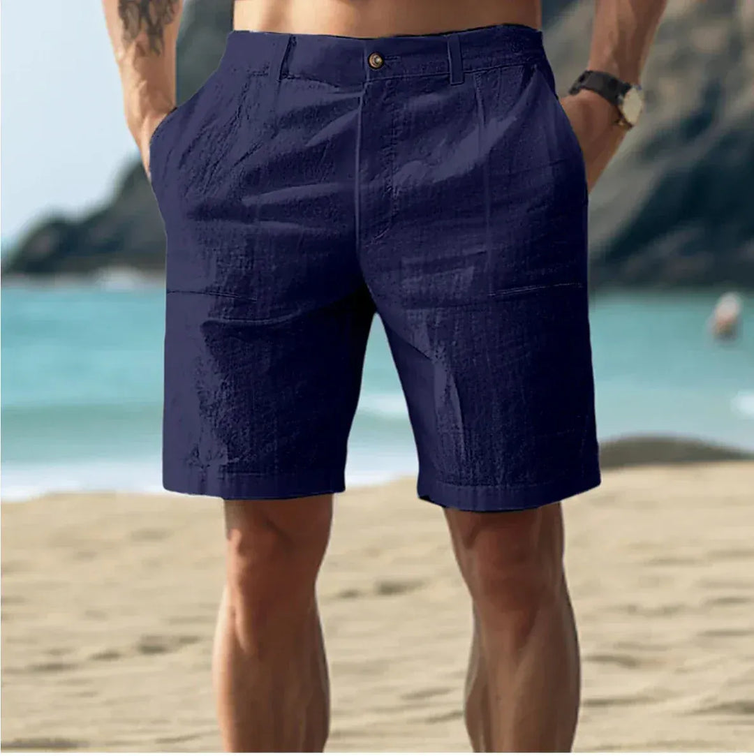 Alpha | Men's Premium Relaxed Linen Summer Shorts