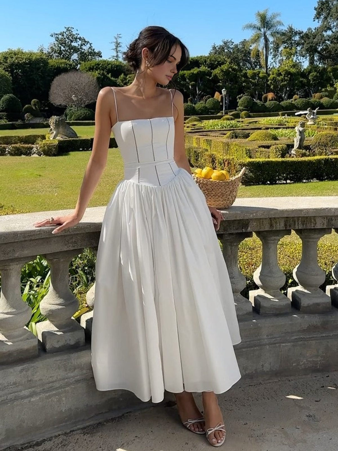 wedding guest corset dresses Caroline