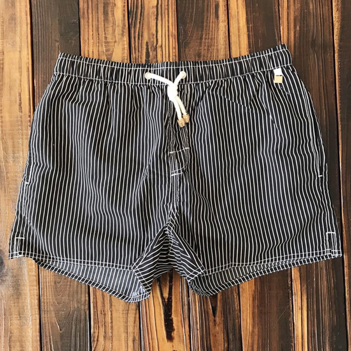 Lary | Men’s Lightweight Quick-Dry Striped Swim Shorts