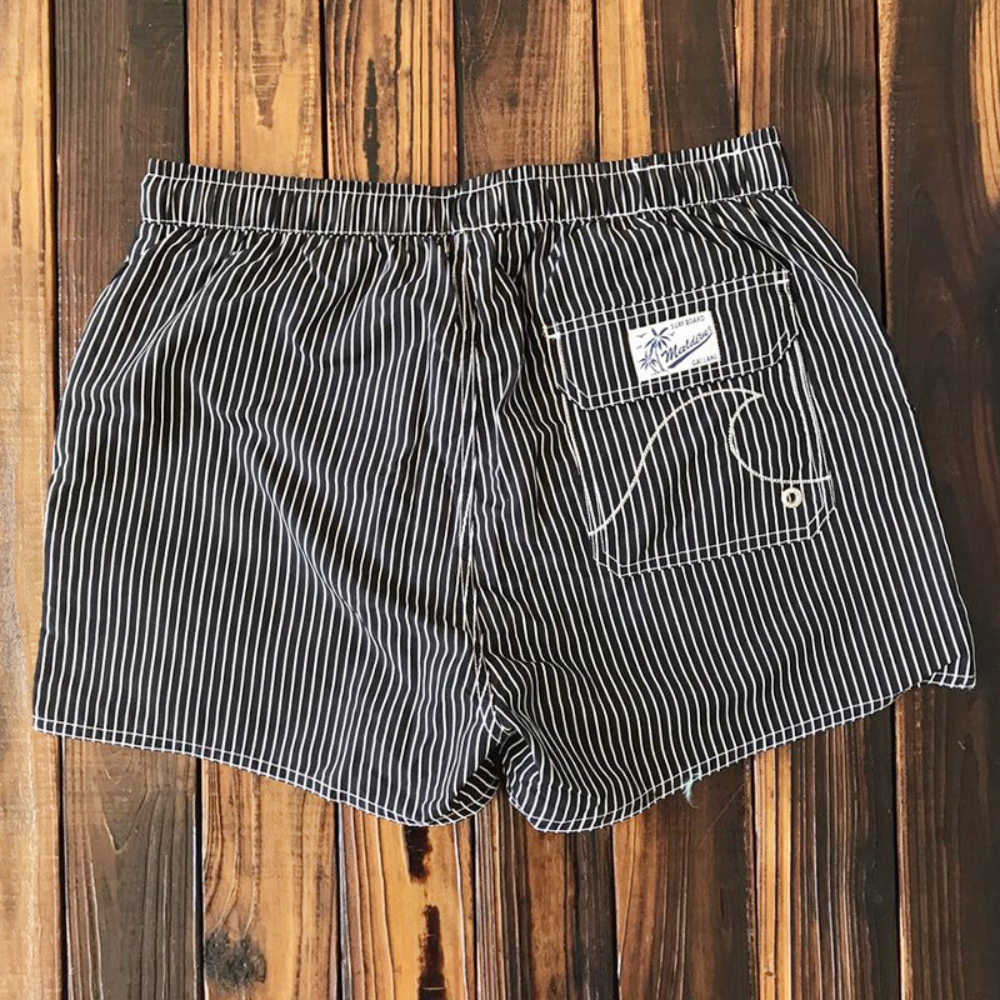 Lary | Men’s Lightweight Quick-Dry Striped Swim Shorts