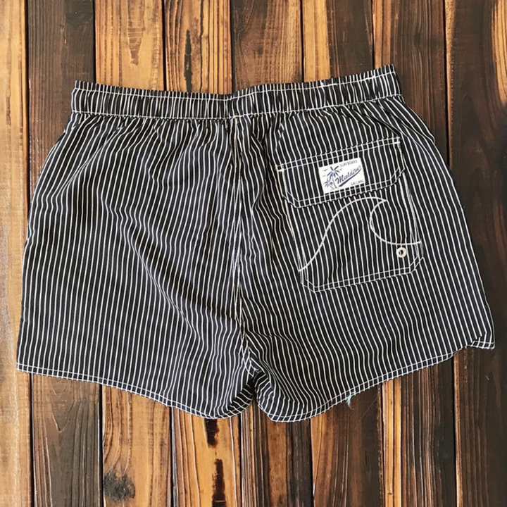 Lary | Men’s Lightweight Quick-Dry Striped Swim Shorts