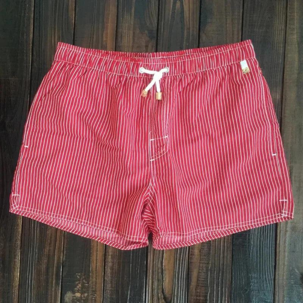 Lary | Men’s Lightweight Quick-Dry Striped Swim Shorts