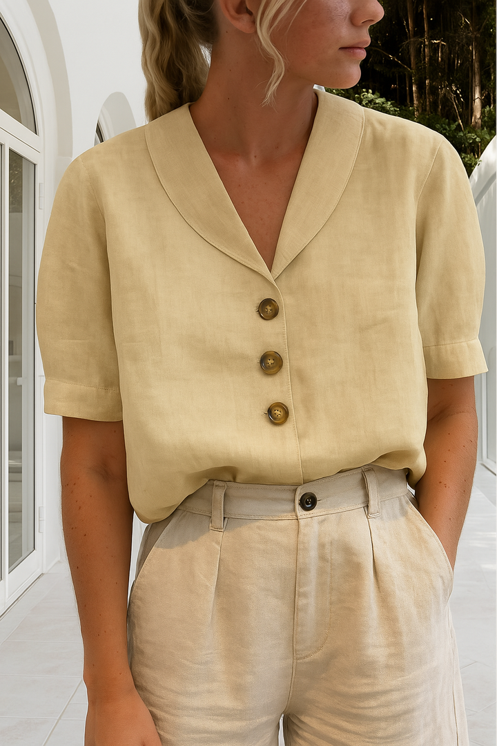 Parker - Women Button-Front Summer Blouse