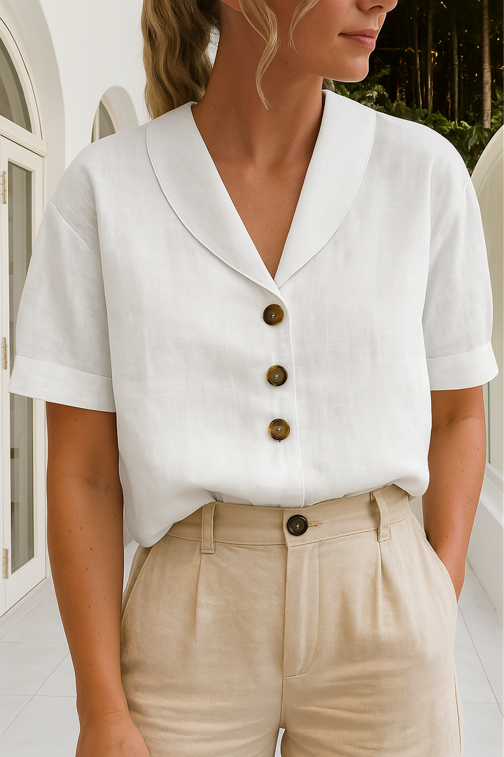 Parker - Women Button-Front Summer Blouse