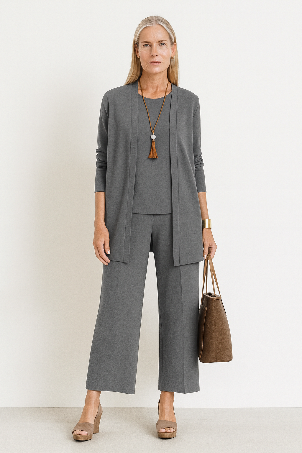 Veronica | Women Elegant Co-ord Set with Cozy Cardigan