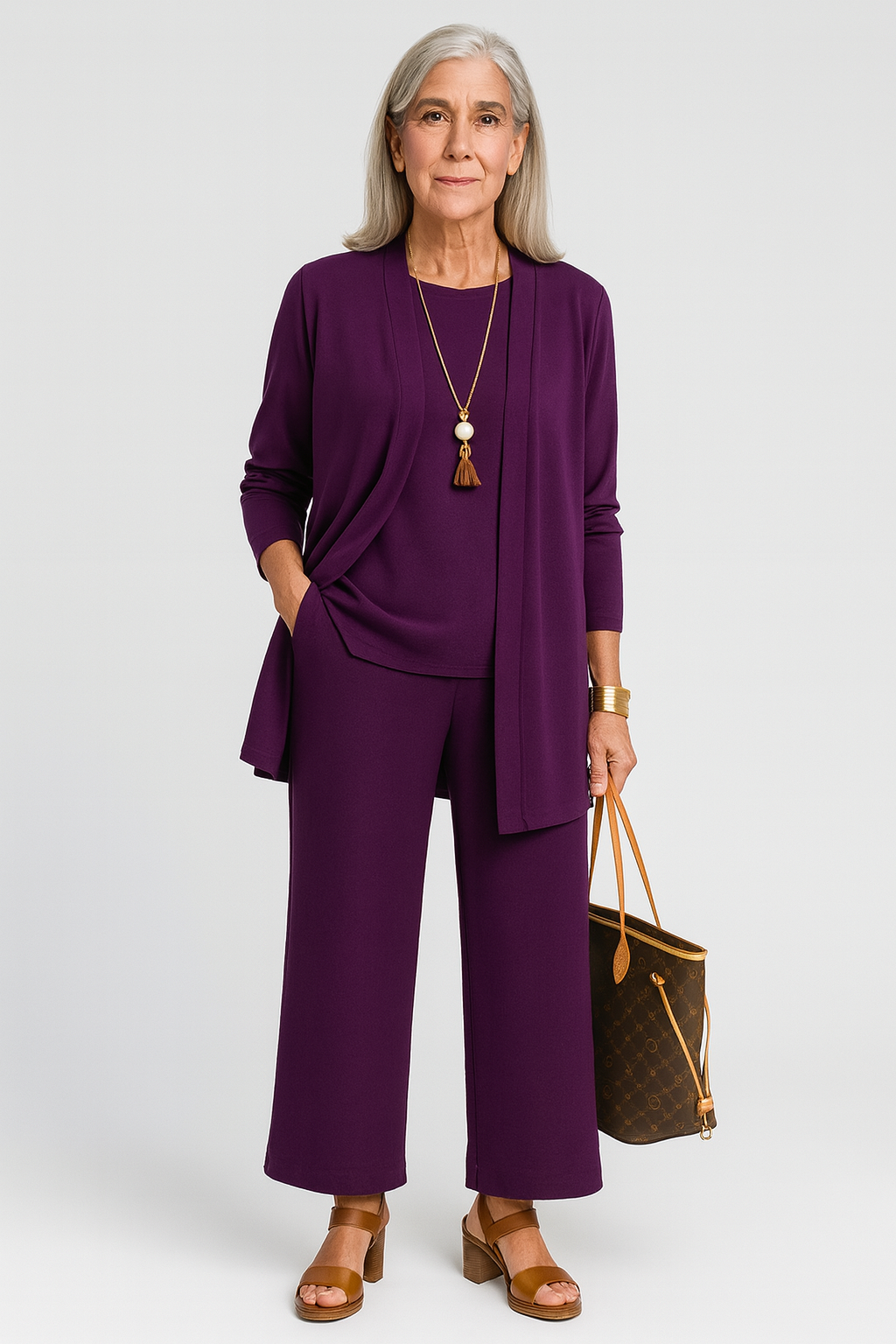 Veronica | Women Elegant Co-ord Set with Cozy Cardigan