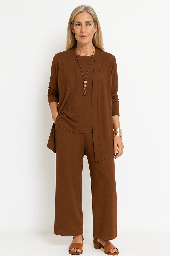 Veronica | Women Elegant Co-ord Set with Cozy Cardigan